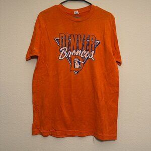 Vintage 80s Champion Denver Broncos NFL Orange Tee Size: Large